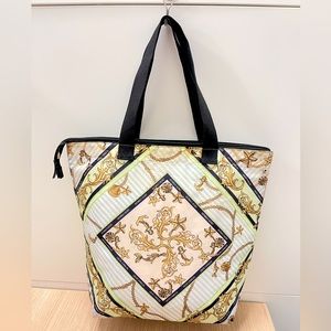 Victoria’s Secret Cooler Insulated Tote Bag Large Canvas Carryall Tote Nautical